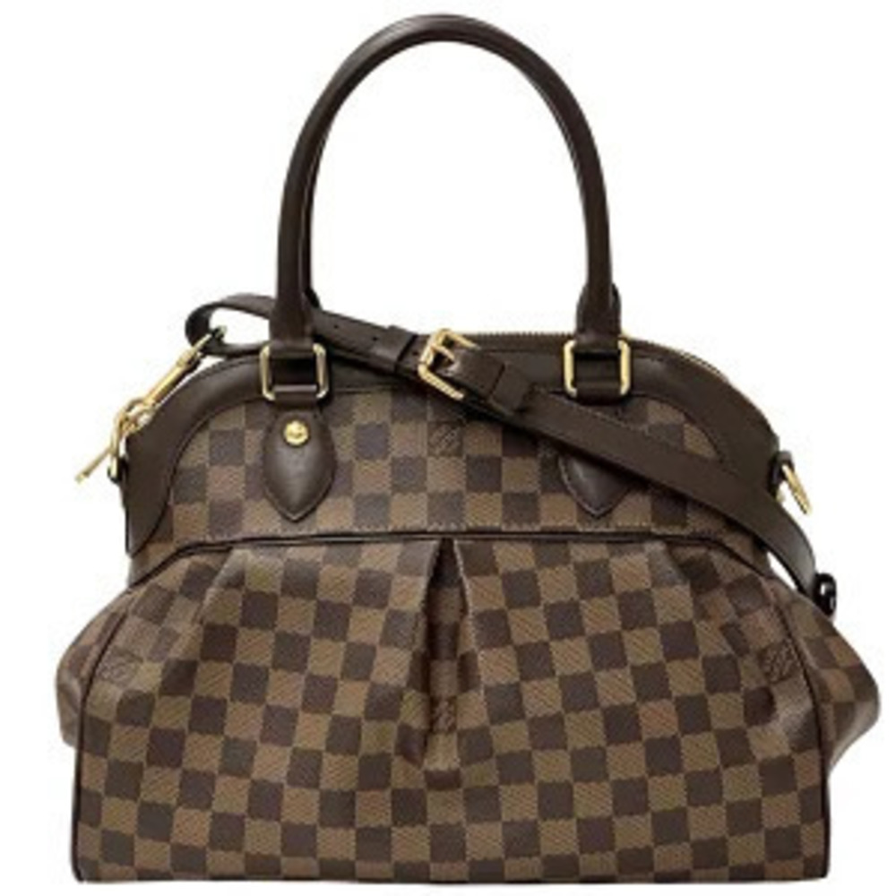 Louis Vuitton Damier Handbag Shoulder Bag Trevi Brown